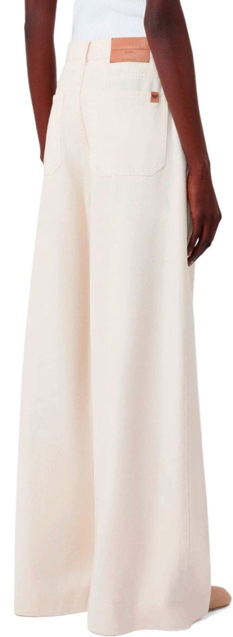 MAX MARA WEEKEND CANNETI ECRU JEANS Wit