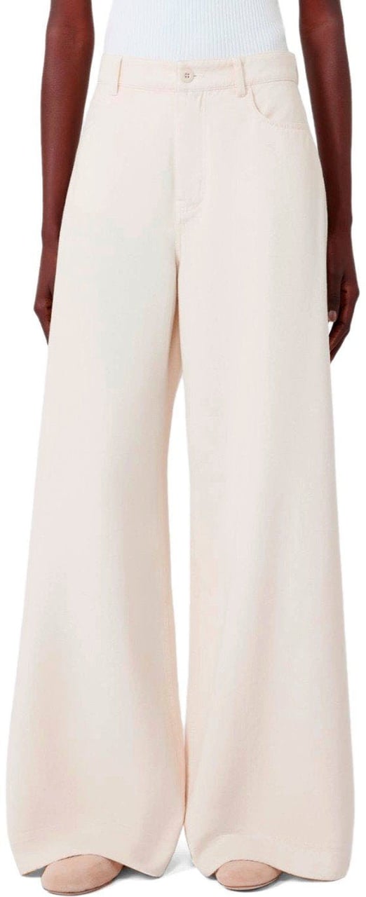 MAX MARA WEEKEND CANNETI ECRU JEANS Wit
