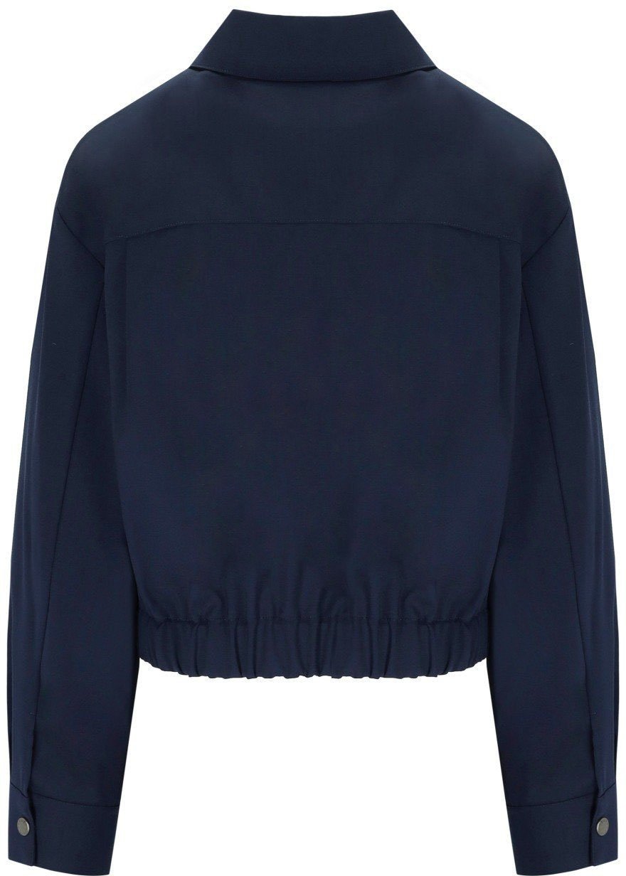 MAX MARA WEEKEND DECANO SHIRT JACKET Blauw