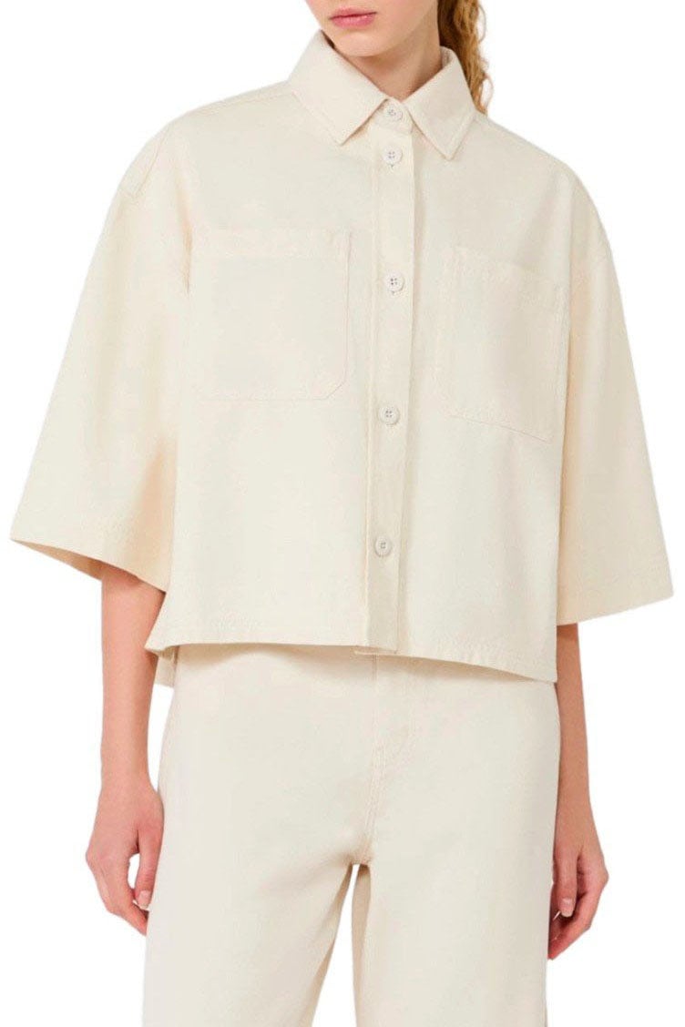MAX MARA WEEKEND TERRA BEIGE SHIRT JACKET Wit
