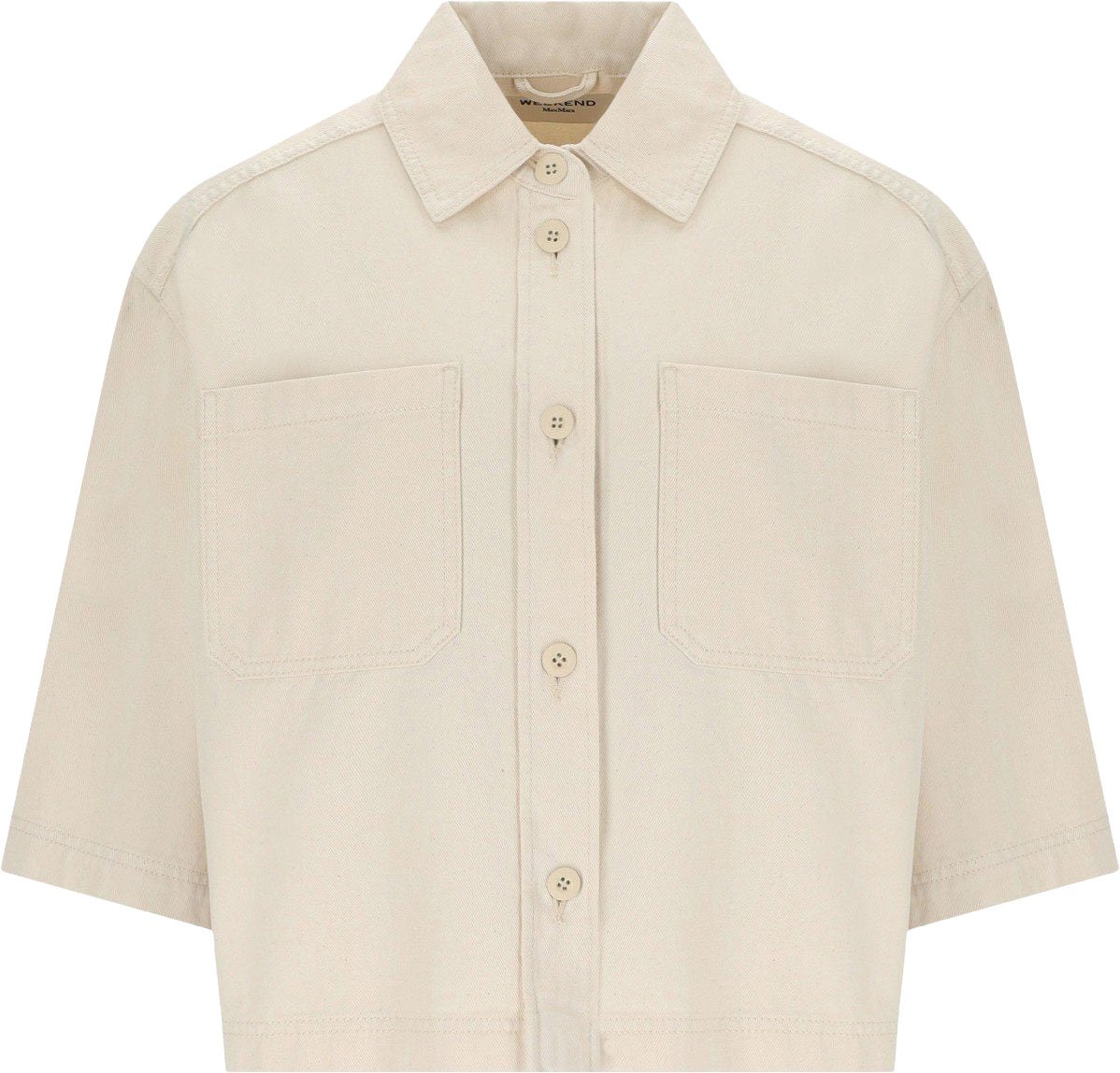 MAX MARA WEEKEND TERRA BEIGE SHIRT JACKET Wit