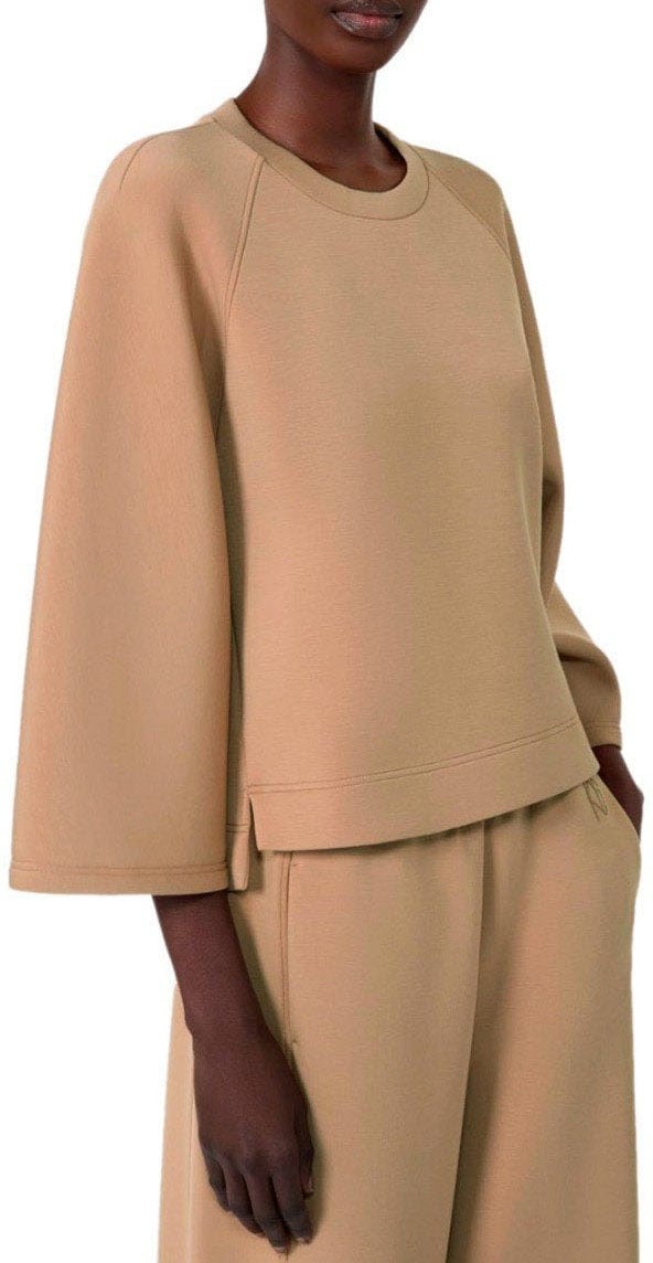MAX MARA WEEKEND VASTO BEIGE SWEATSHIRT Bruin