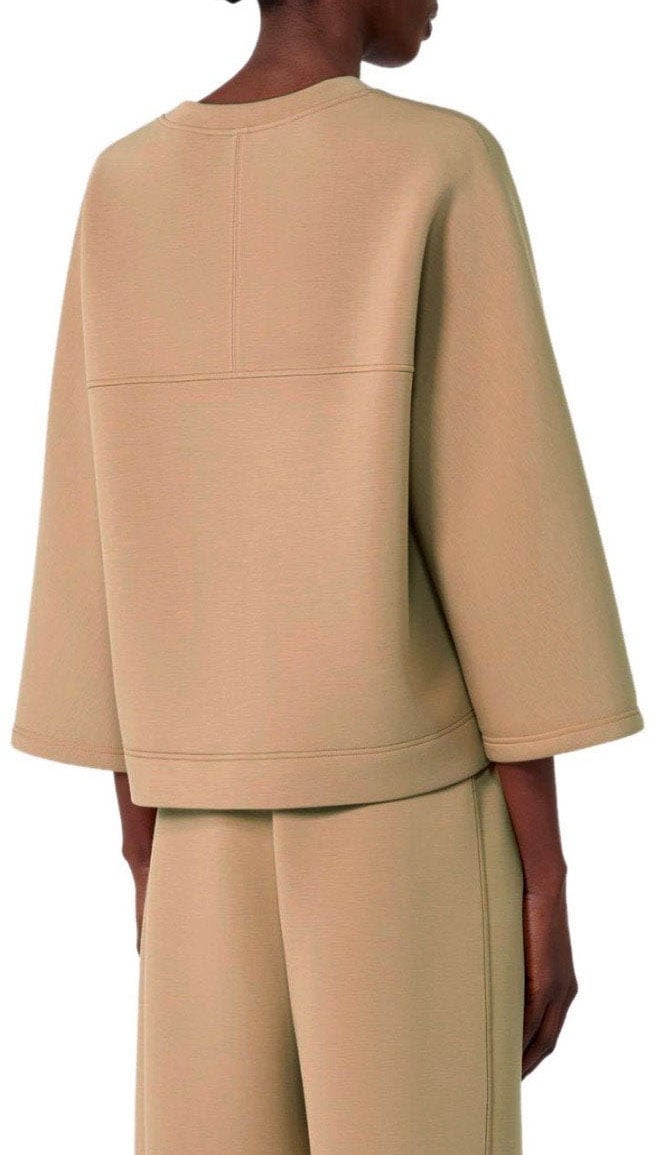 MAX MARA WEEKEND VASTO BEIGE SWEATSHIRT Bruin