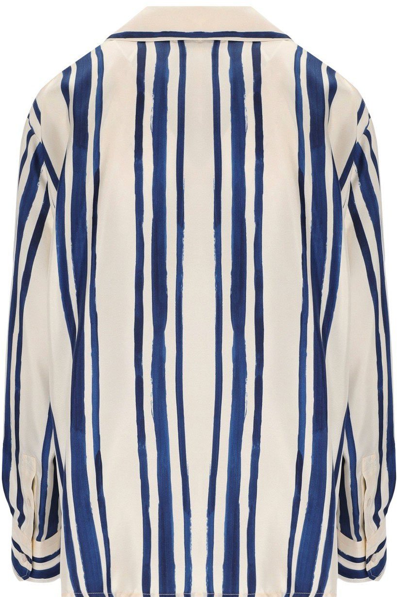 MAX MARA WEEKEND CORONA STRIPED BLUE AND SHIRT Wit