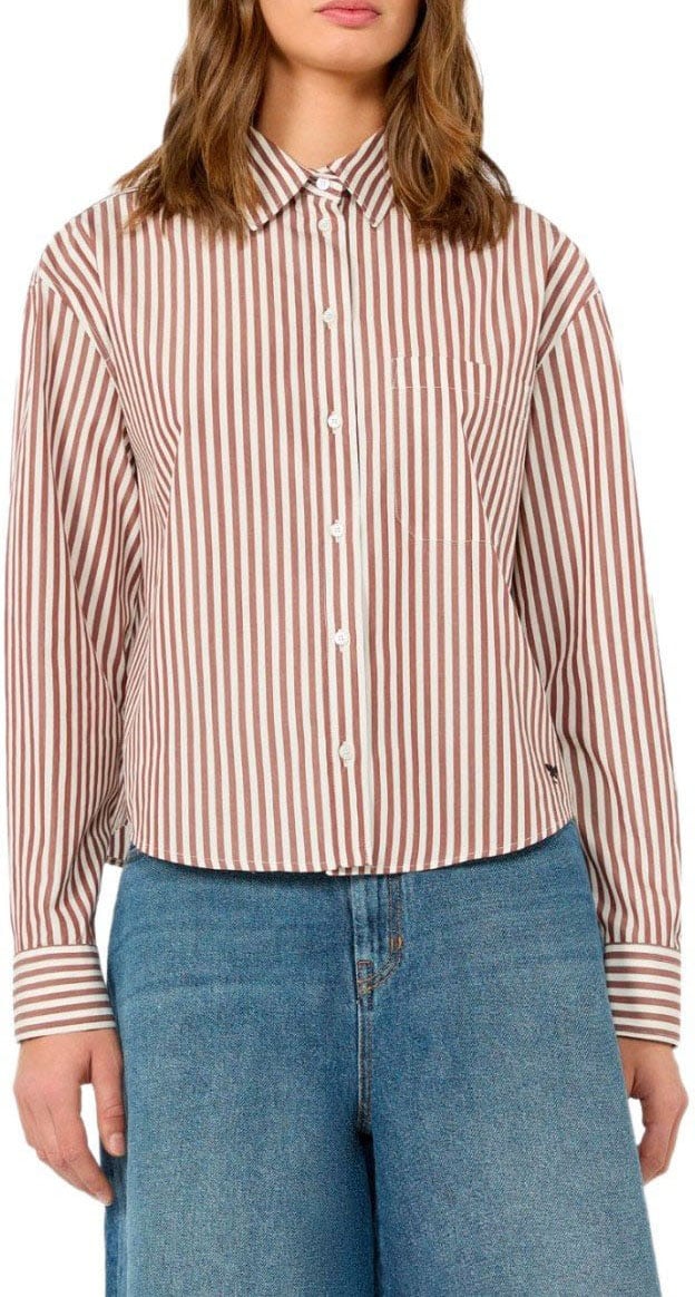 MAX MARA WEEKEND PANETTO WHITE AND STRIPED SHIRT Bruin