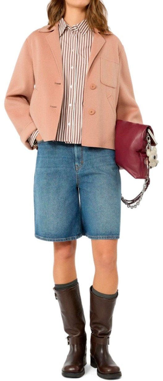 MAX MARA WEEKEND PANETTO WHITE AND STRIPED SHIRT Bruin