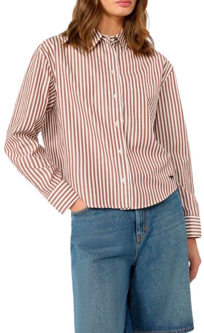 MAX MARA WEEKEND PANETTO WHITE AND STRIPED SHIRT Bruin