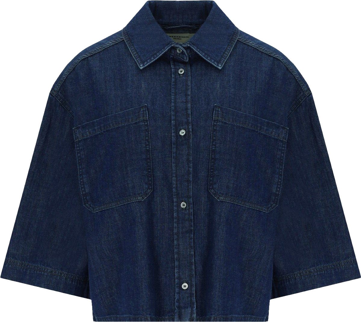 MAX MARA WEEKEND ZANNATA DENIM SHIRT Blauw