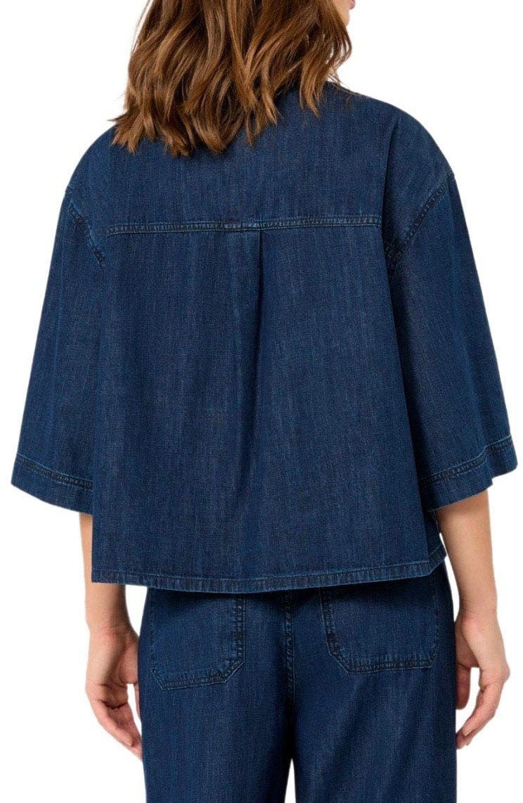 MAX MARA WEEKEND ZANNATA DENIM SHIRT Blauw