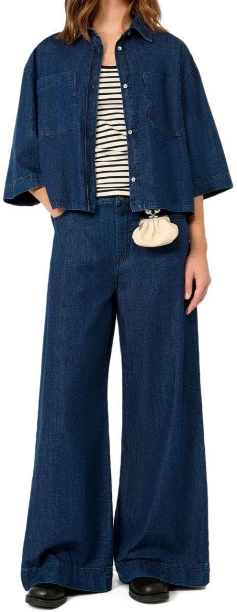 MAX MARA WEEKEND ZANNATA DENIM SHIRT Blauw