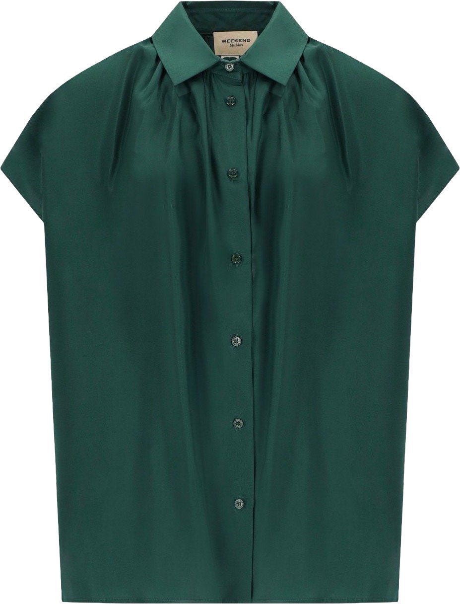 MAX MARA WEEKEND CRINE SHIRT Groen