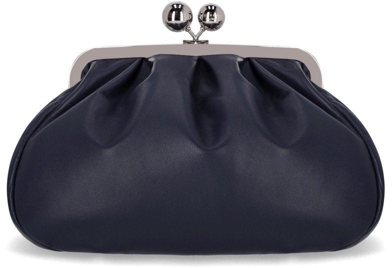 MAX MARA WEEKEND PASTICCINO CUBICO MEDIUM NAVY CLUTCH BAG Blauw