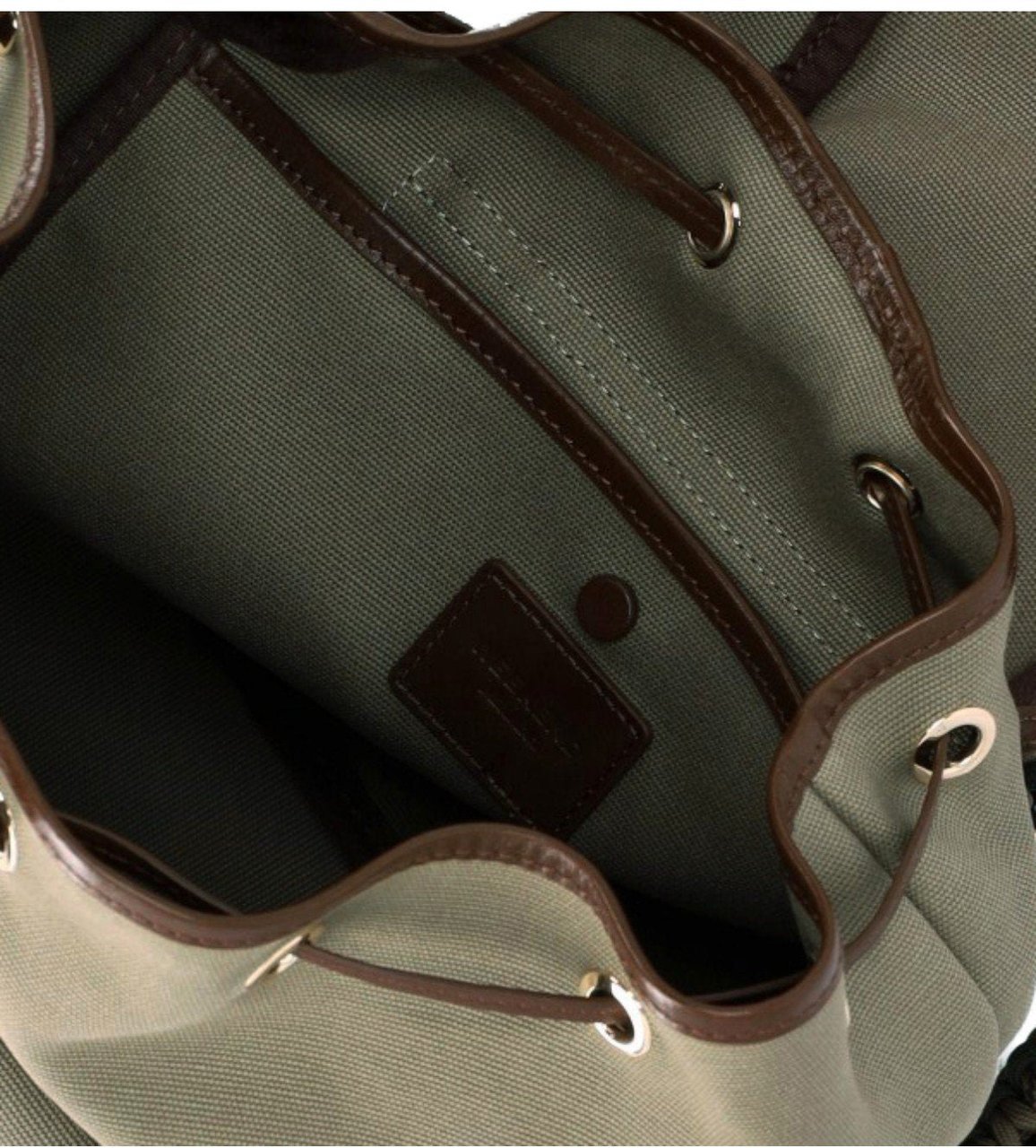 MAX MARA WEEKEND POPOLI MUD BACKPACK Groen