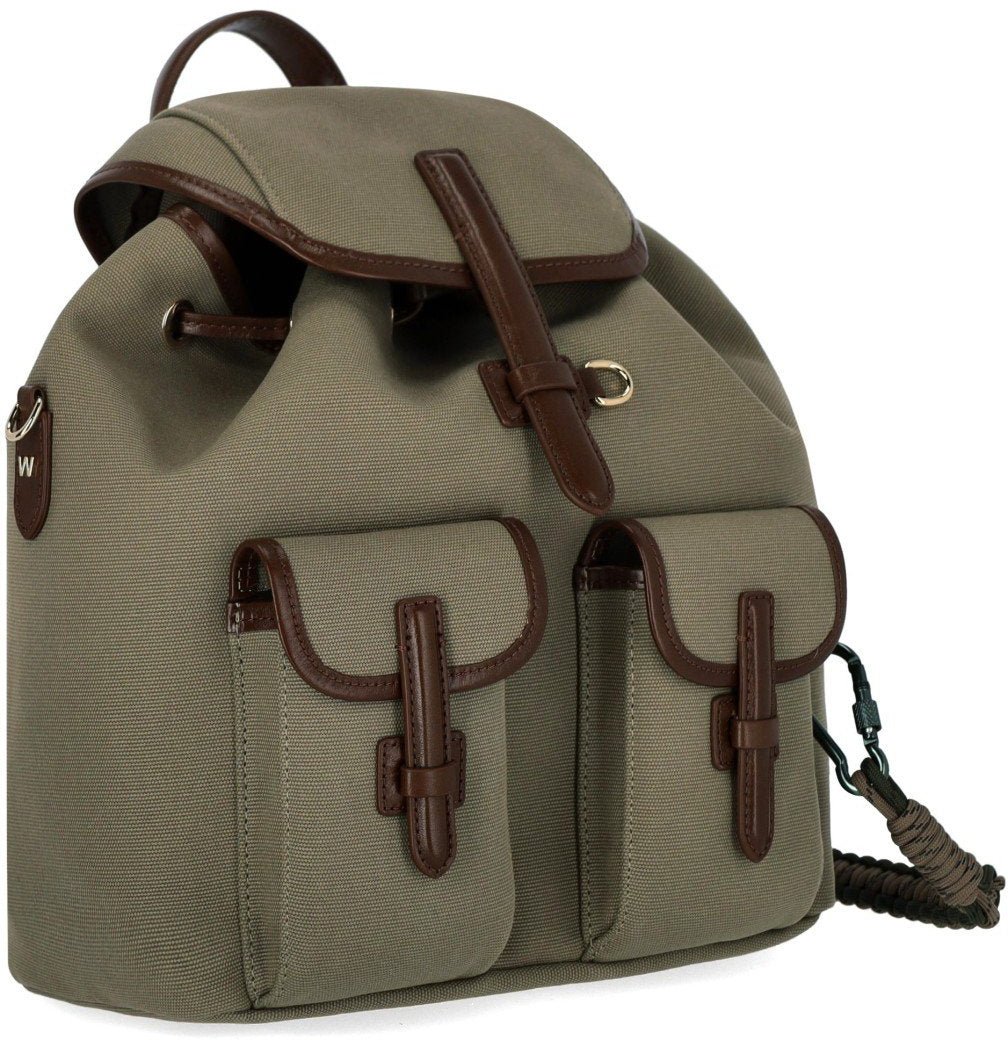 MAX MARA WEEKEND POPOLI MUD BACKPACK Groen