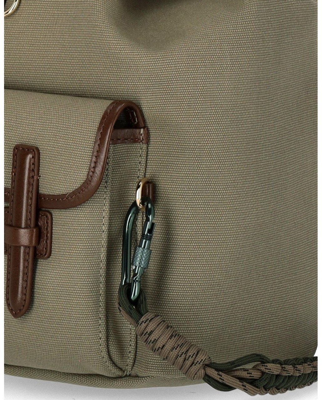 MAX MARA WEEKEND POPOLI MUD BACKPACK Groen