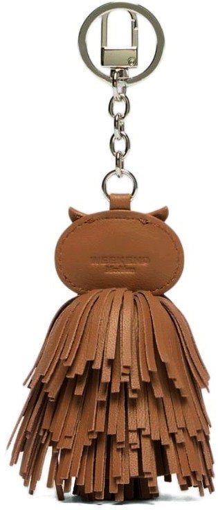 MAX MARA WEEKEND GIGANTE OWL KEYCHAIN Bruin