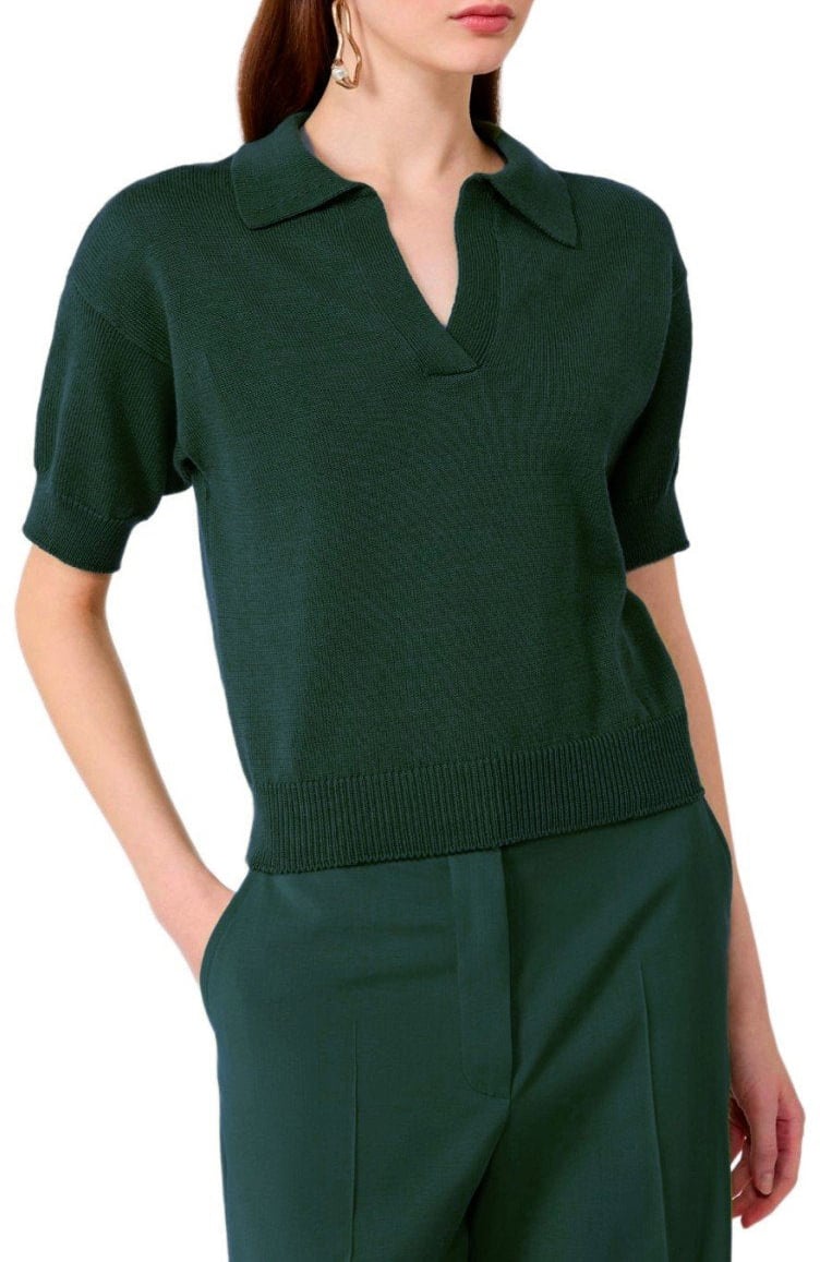 MAX MARA WEEKEND ALBERO POLO SHIRT Groen