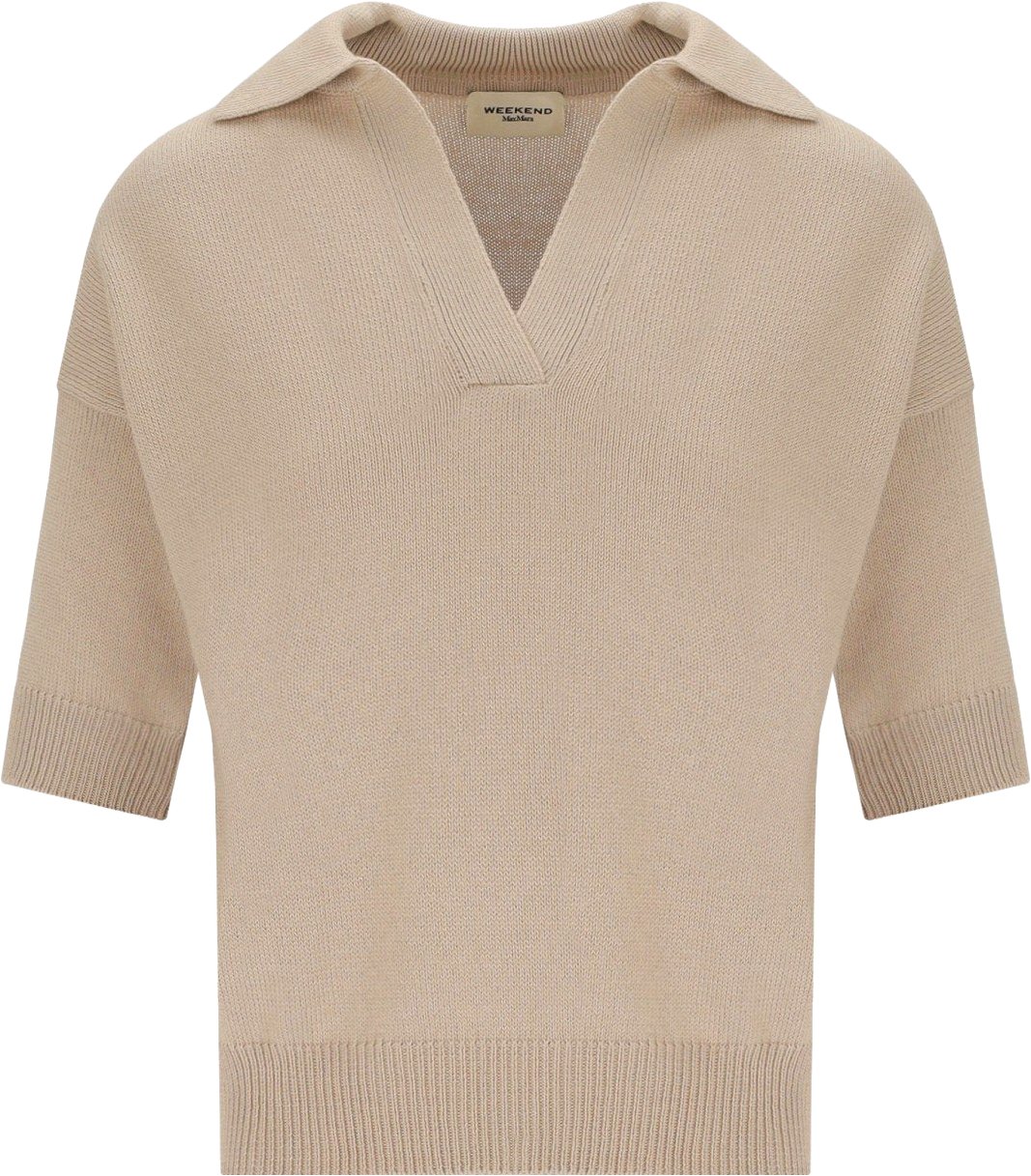 MAX MARA WEEKEND ALBERO POLO SHIRT Beige