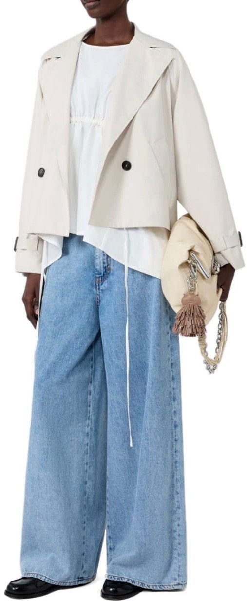 MAX MARA WEEKEND ZATTERA LIGHT-BLUE JEANS Blauw