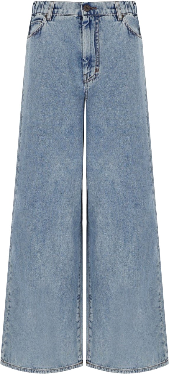 MAX MARA WEEKEND ZATTERA LIGHT-BLUE JEANS Blauw