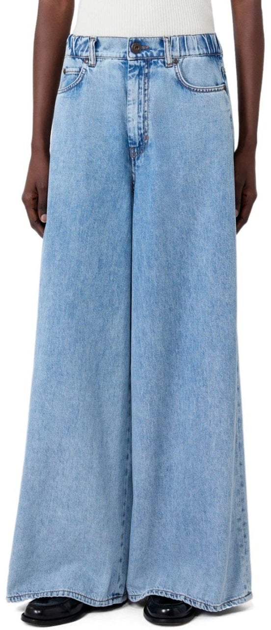 MAX MARA WEEKEND ZATTERA LIGHT-BLUE JEANS Blauw