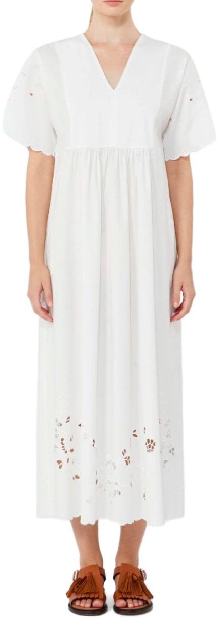 MAX MARA WEEKEND TARTUFO DRESS Wit