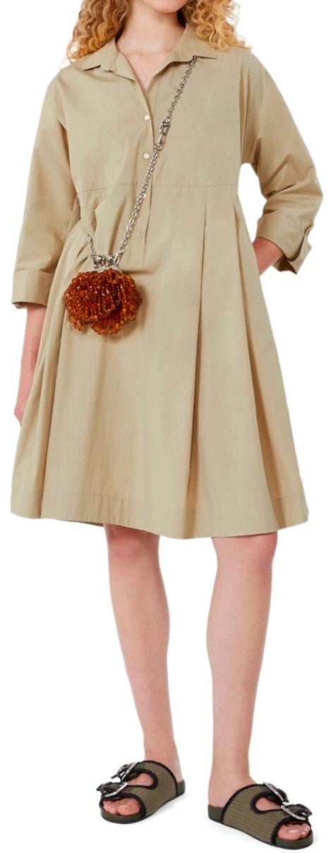 MAX MARA WEEKEND SEGGIO DRESS Beige