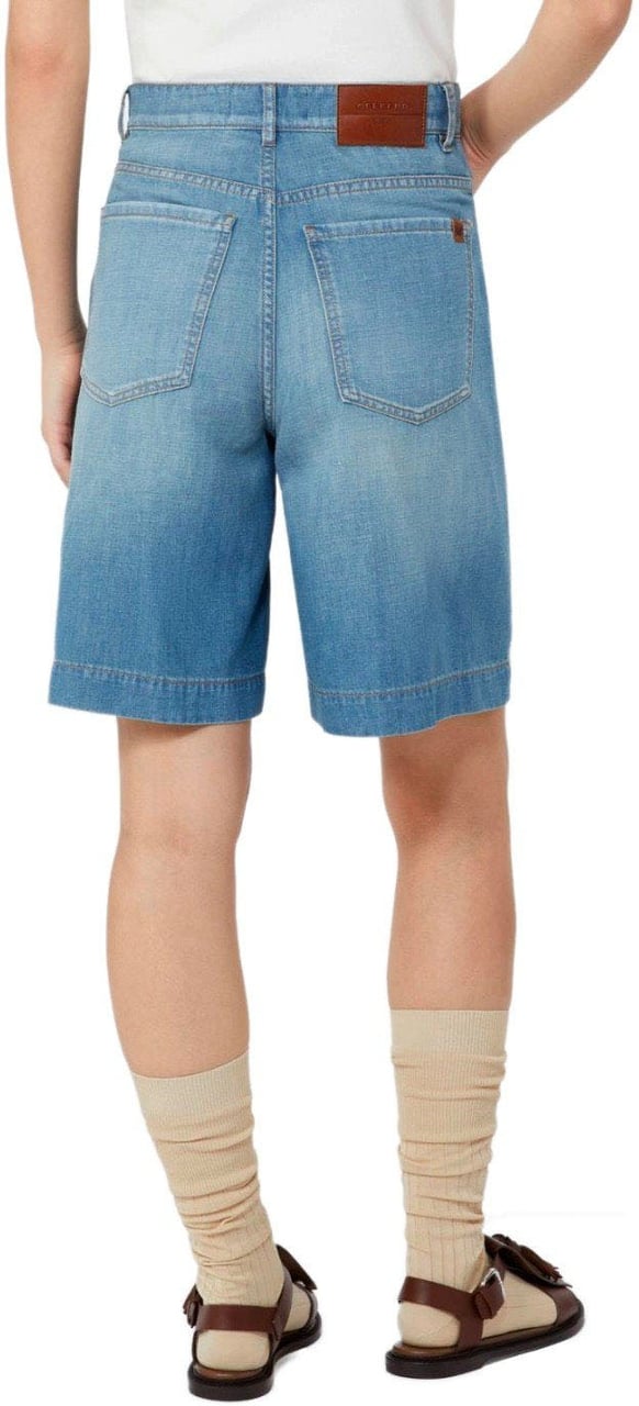 MAX MARA WEEKEND OZONO LIGHT BLUE BERMUDA Lichtblauw