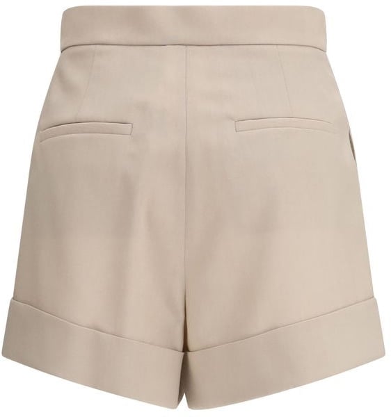 Max Mara Bicolor Wool Bermuda Shorts Divers