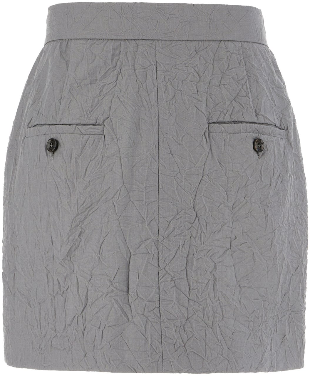 Max Mara Max Mara Prima Linea Grey wool mini skirt Grijs