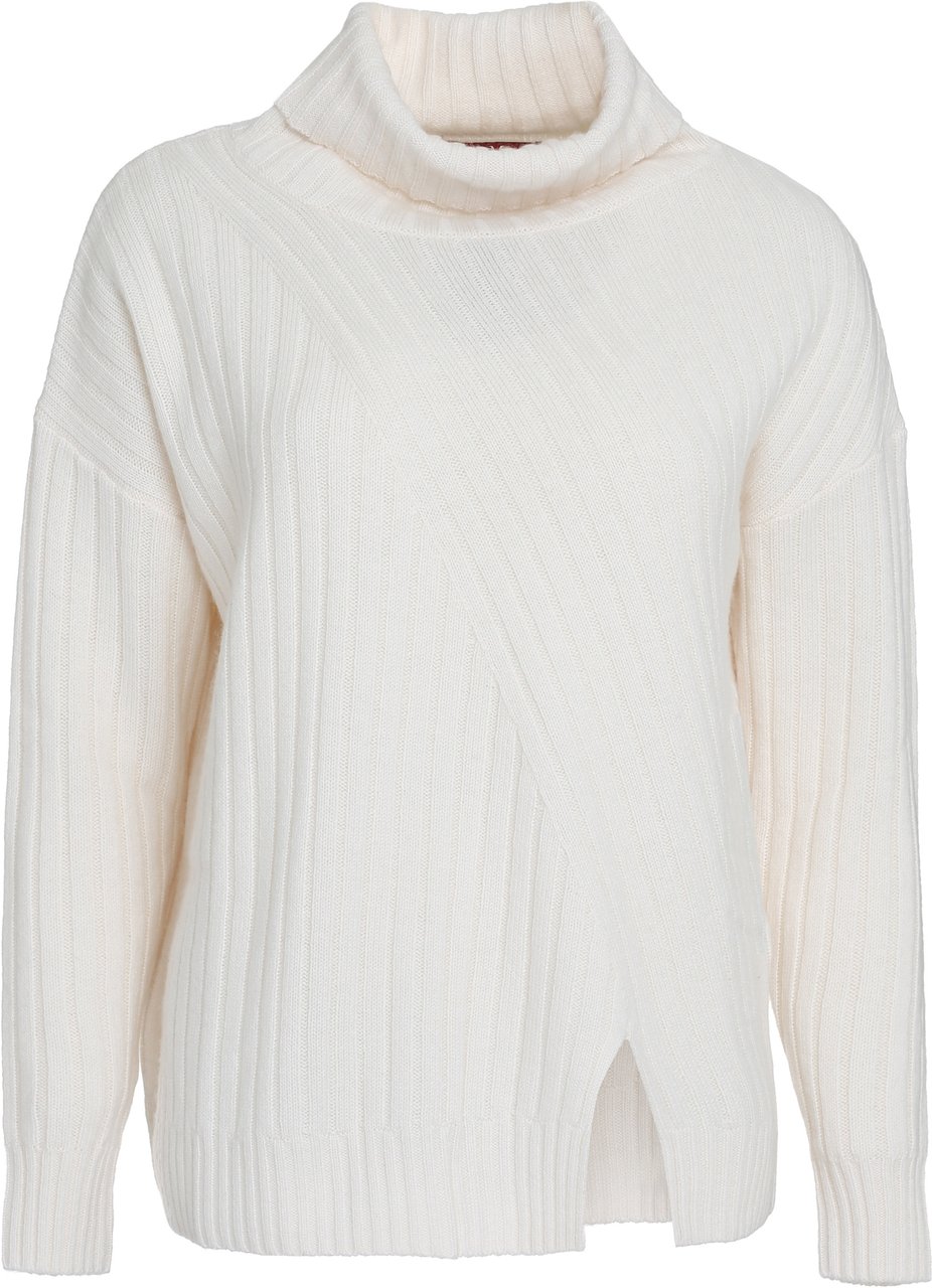 Max Mara Abile wool and cashmere sweater Wit