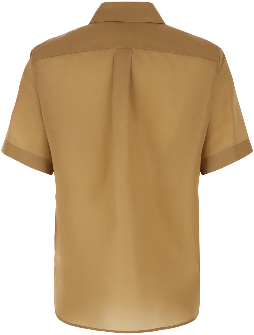 Max Mara Max Mara Camel silk shirt Bruin