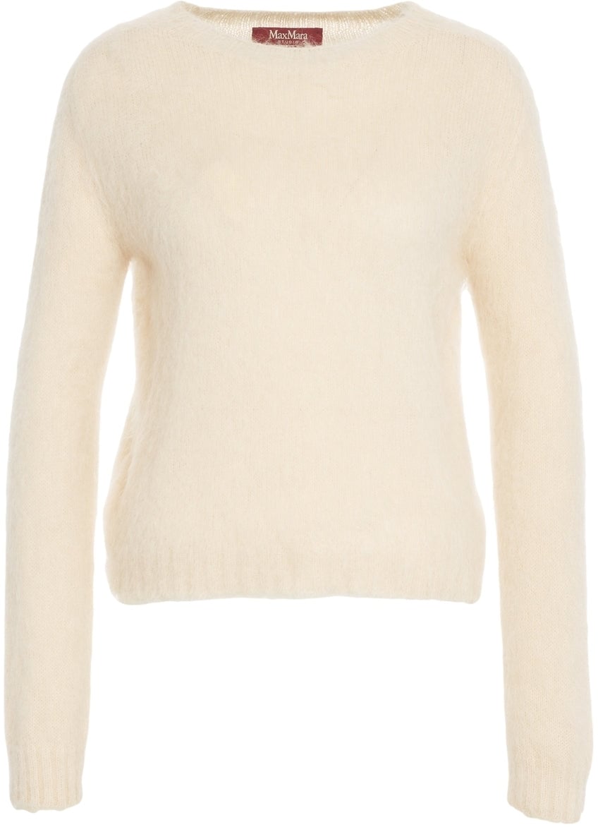 Max Mara Mohair blend sweater Beige