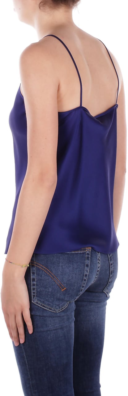 Max Mara Top Blue Blauw