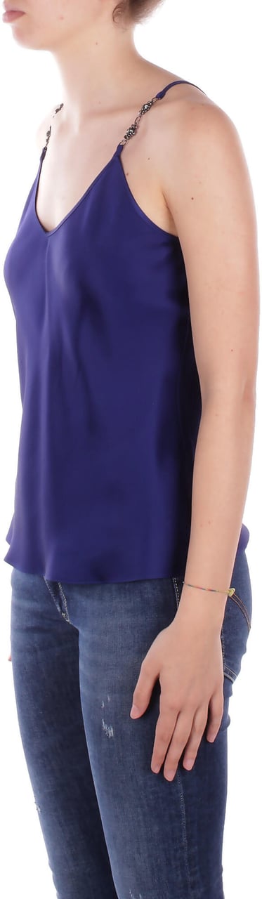 Max Mara Top Blue Blauw