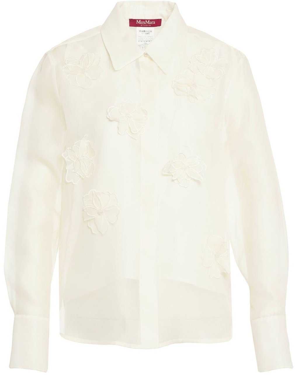Max Mara Silk blouse Wit