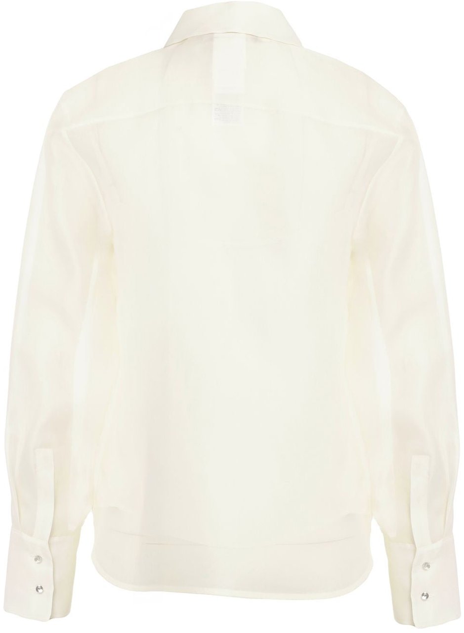 Max Mara Silk blouse Wit