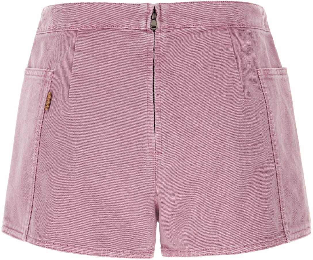 Max Mara Mauve cotton shorts Paars