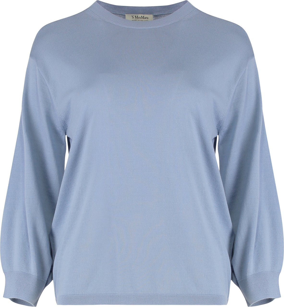 Max Mara Amico virgin wool sweater Lichtblauw