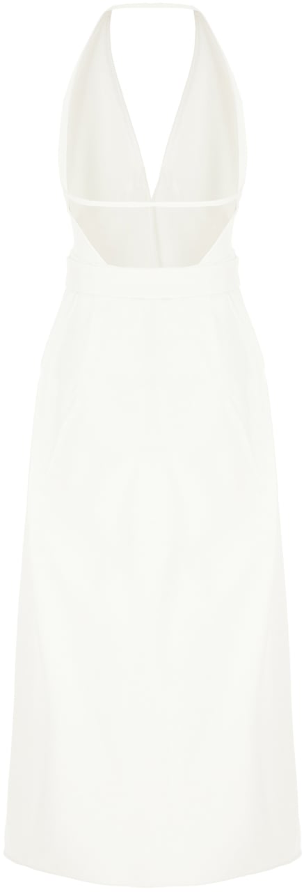 Max Mara Max Mara Prima Linea White denim dress Wit