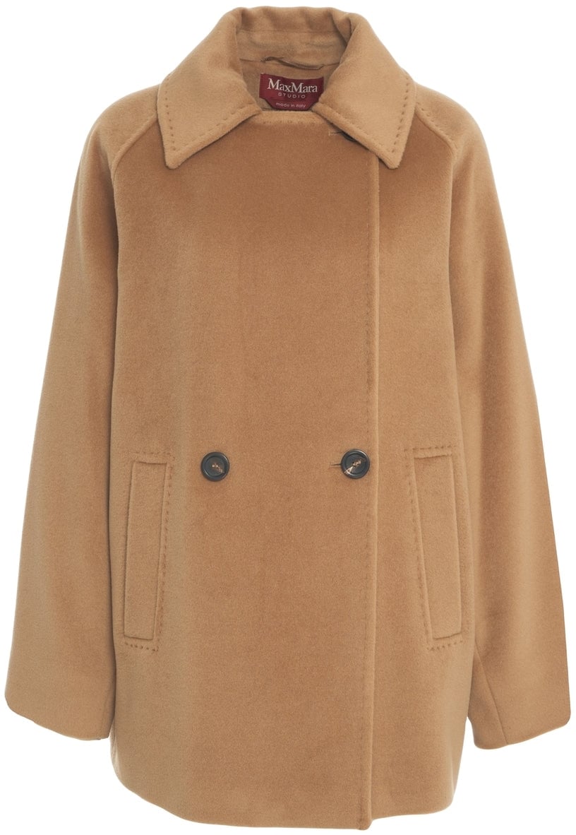 Max Mara Coat 'Ariano' Bruin