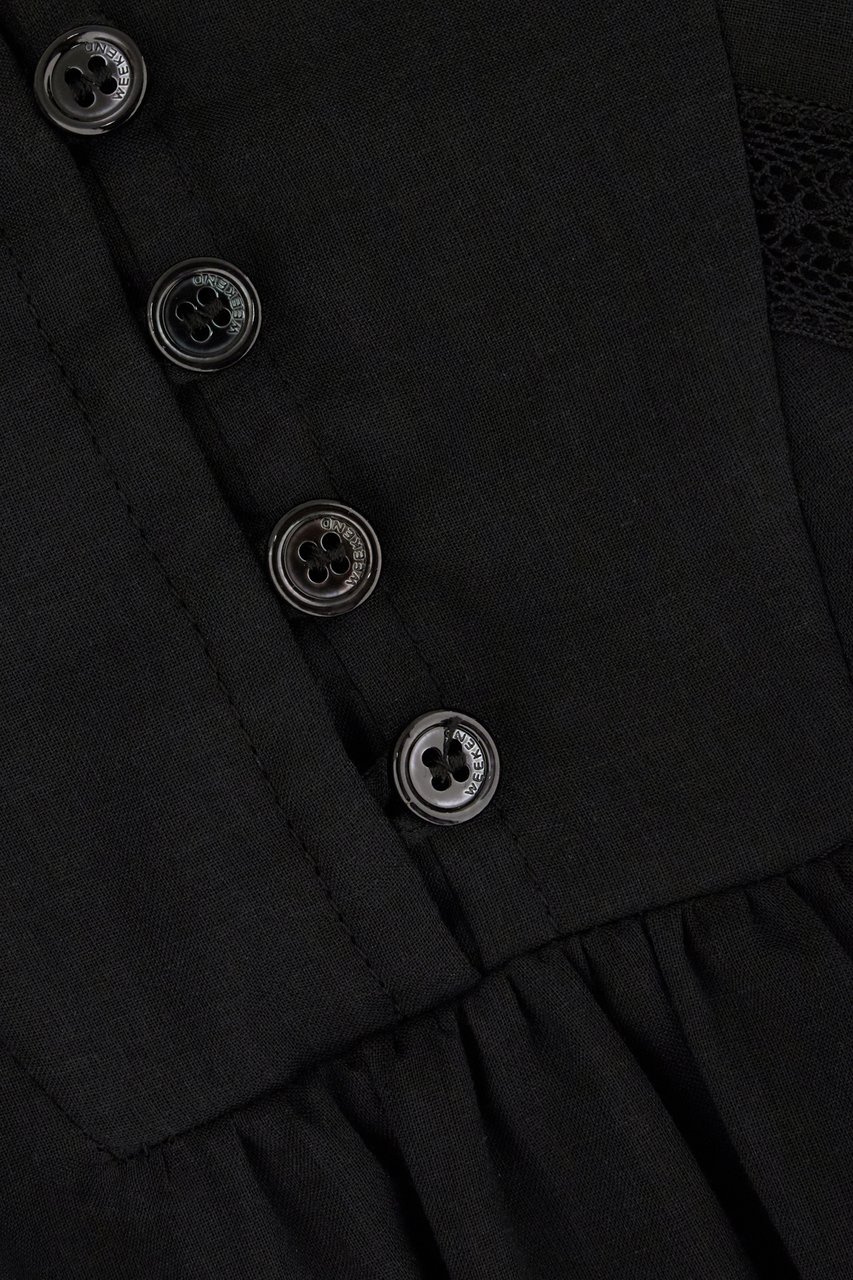 Max Mara Max Mara Weekend Black cotton dress Zwart