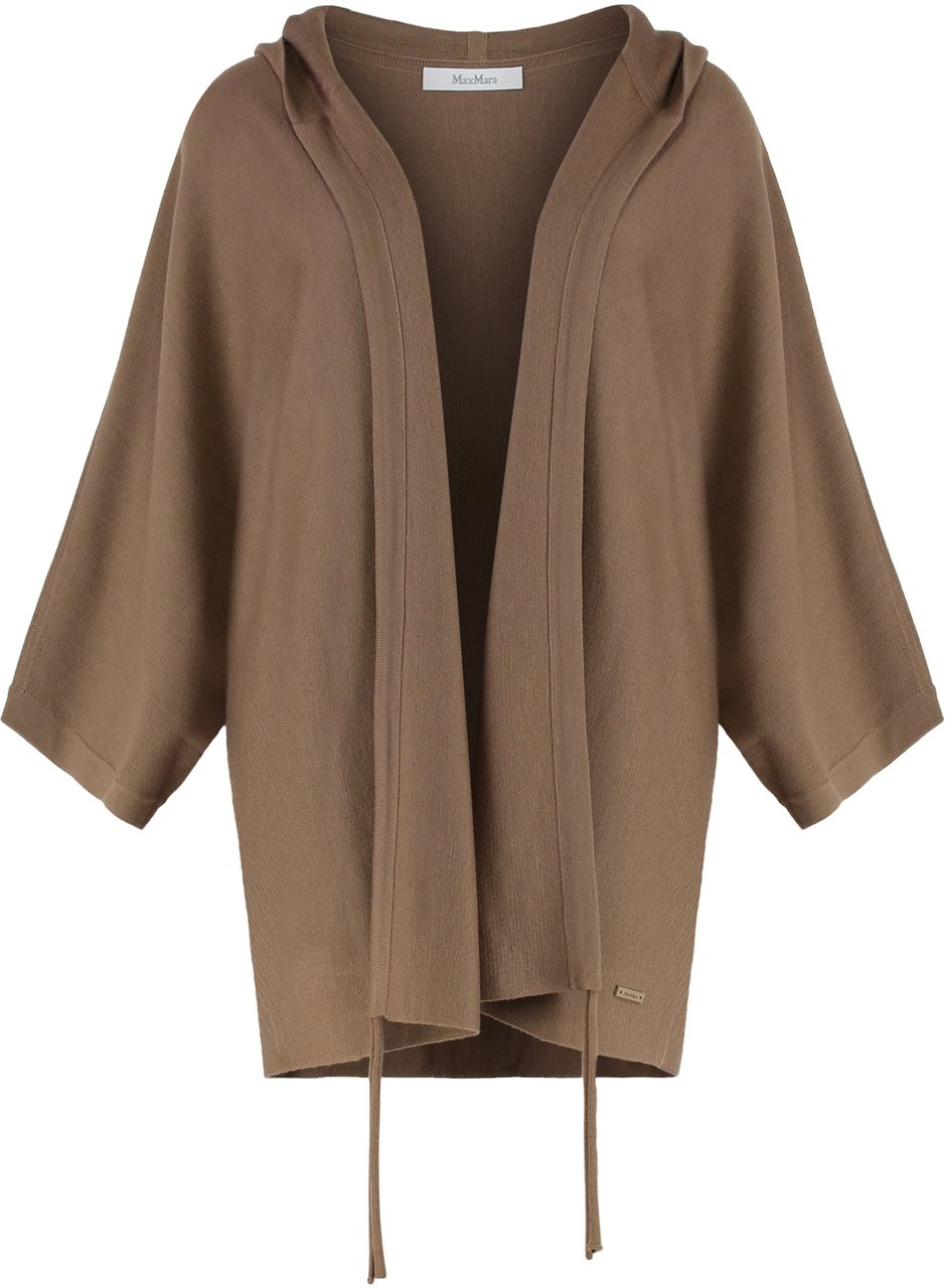 Max Mara Aster virgin wool cardigan Bruin