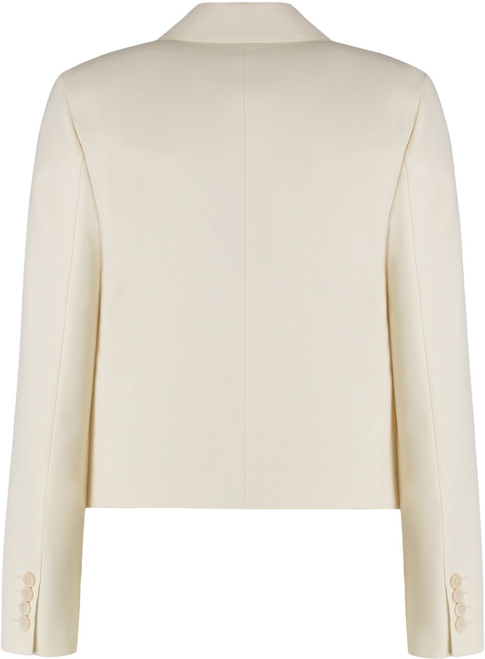 Max Mara Asturie cotton jacket Wit