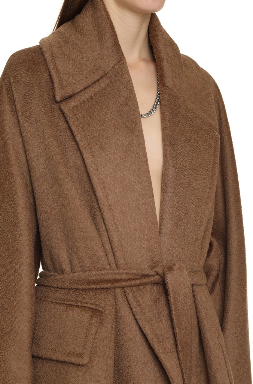 Max Mara Attuale oversize belted coat Bruin