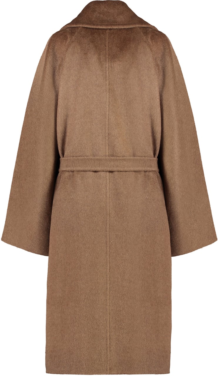Max Mara Attuale oversize belted coat Bruin