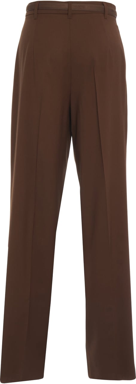 Max Mara Pleated pantd 'Bacio' Bruin