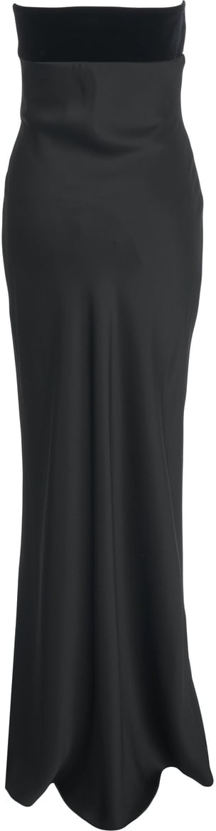 Max Mara Maxi dress 'Baia' Zwart