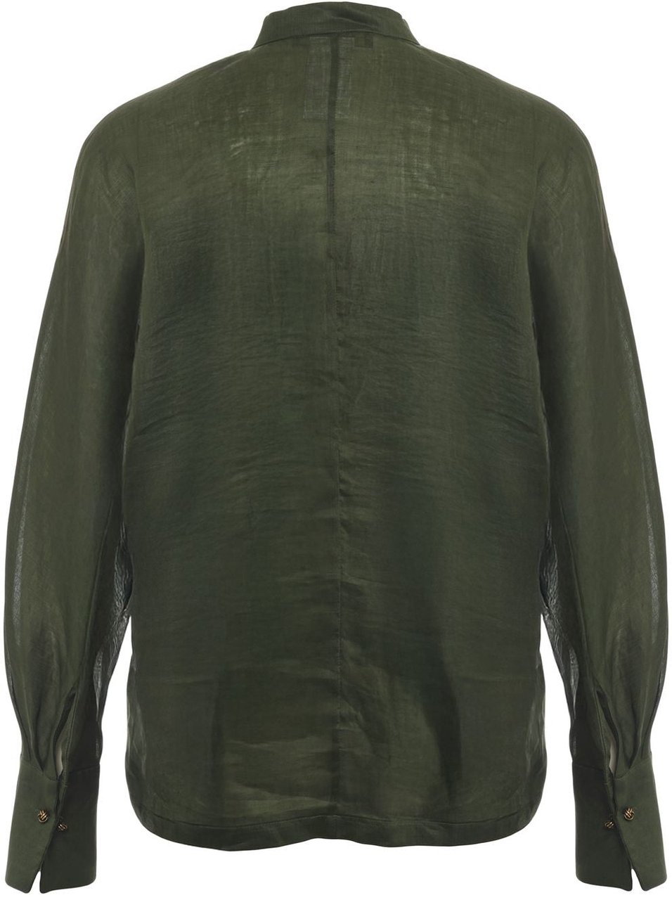 Max Mara Ramie blouse 'Baldi' Groen