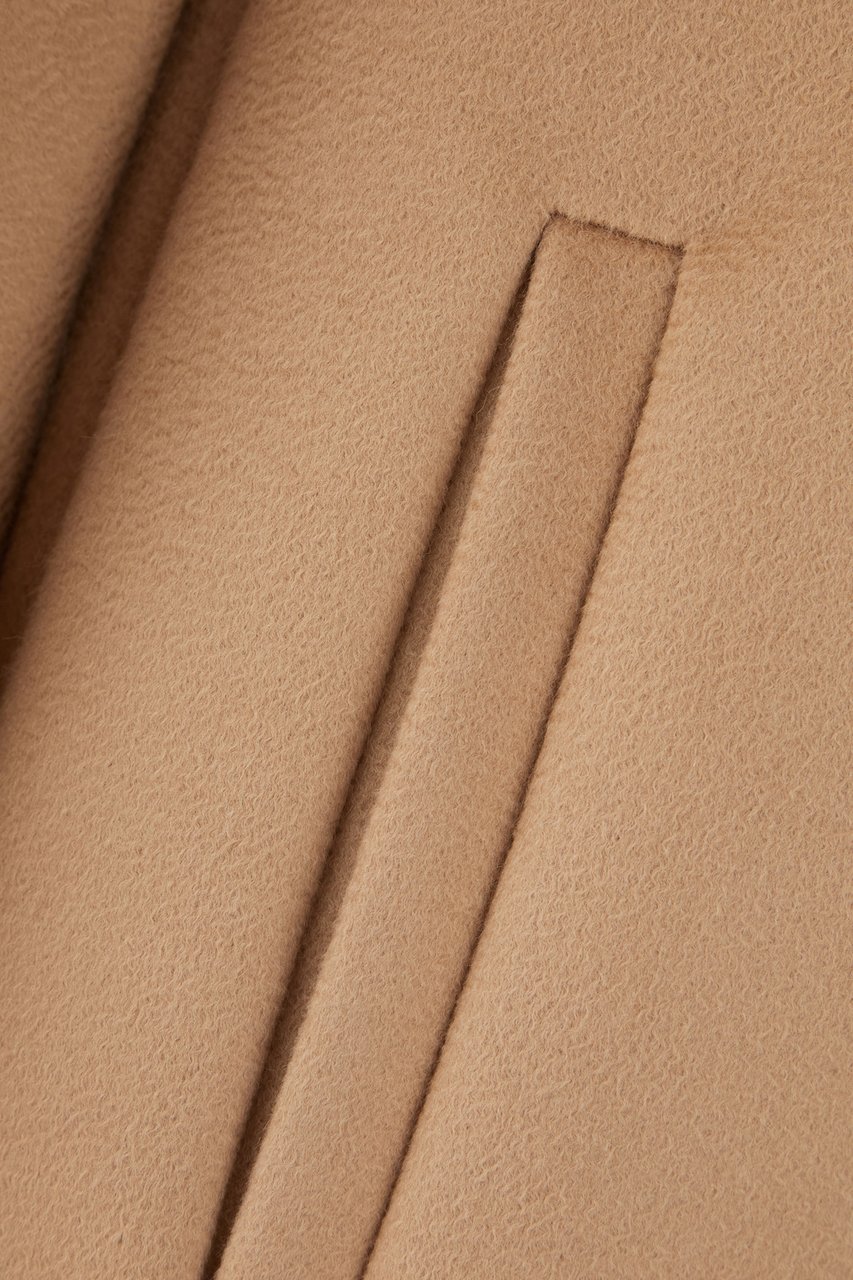 Max Mara Max Mara Studio Camel wool Belize coat Bruin